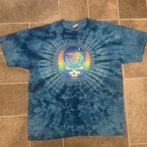 Vintage 90s Grateful Dead 1994 Tie Dye T Shirt Dancing Earth Girls In Skull